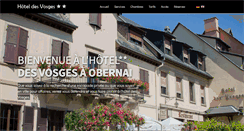 Desktop Screenshot of hotel-obernai.com
